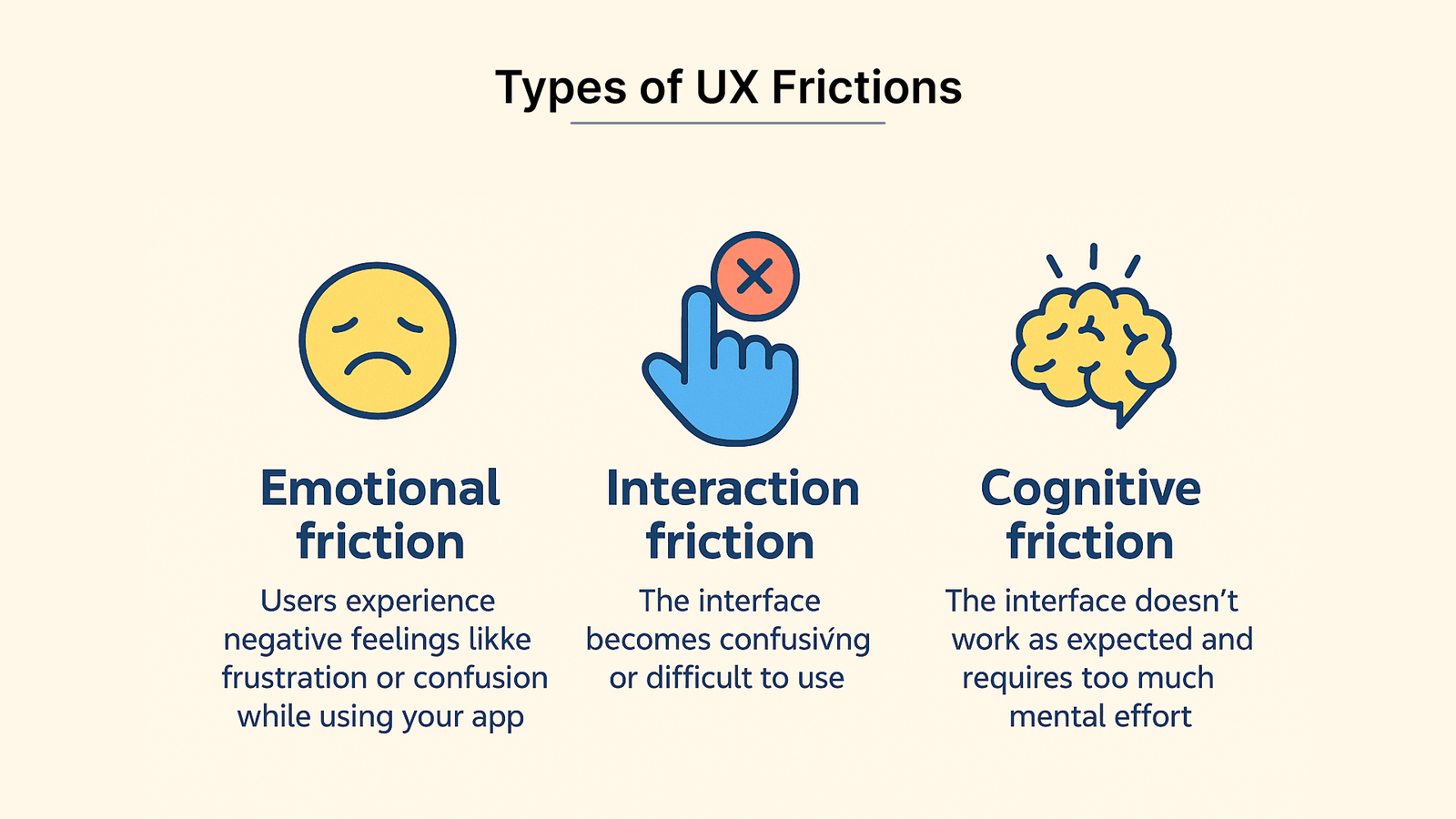 20 Tips on How to Improve the UX of Your Application 9 Types of UX Friction That Hurt App Experience