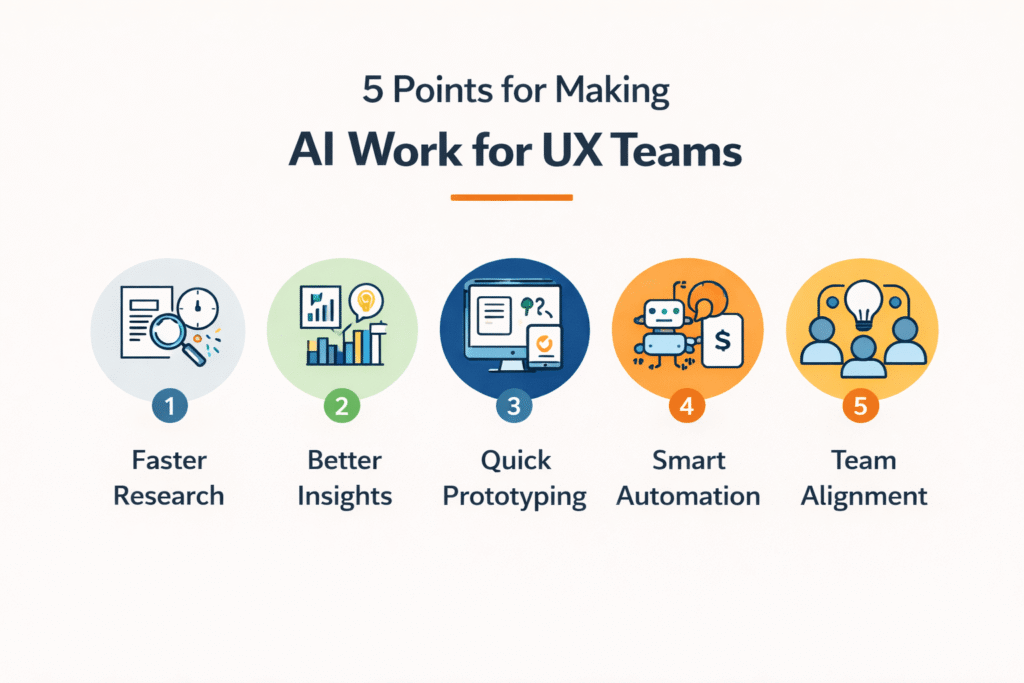 AI and UX: What Designers Need to Know About Building Better Products 2 AI work for xux team