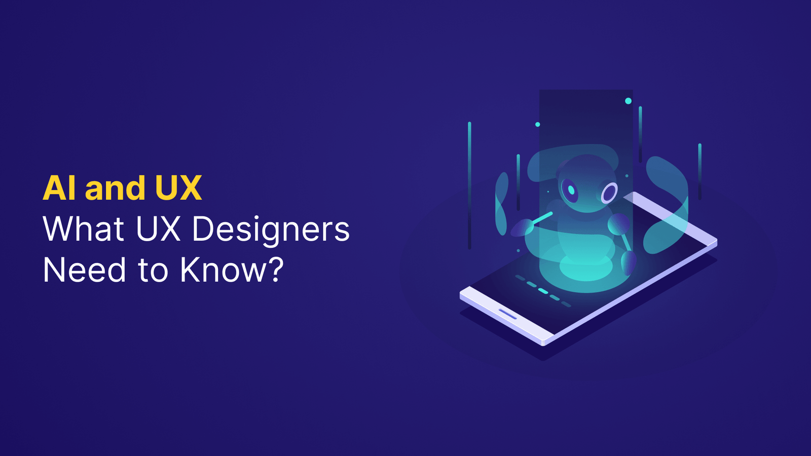 AI and UX workflow showing how AI tools improve user interfaces